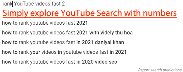 YouTube search date range searches