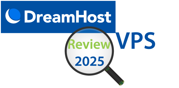 DreamHost logo and magnifying glass icon