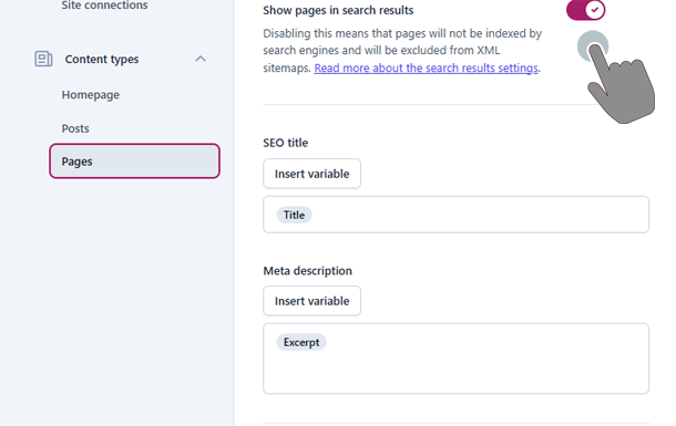 Yoast General Settings