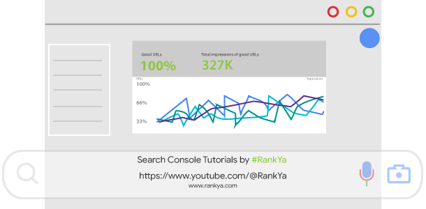 search console user interface concept